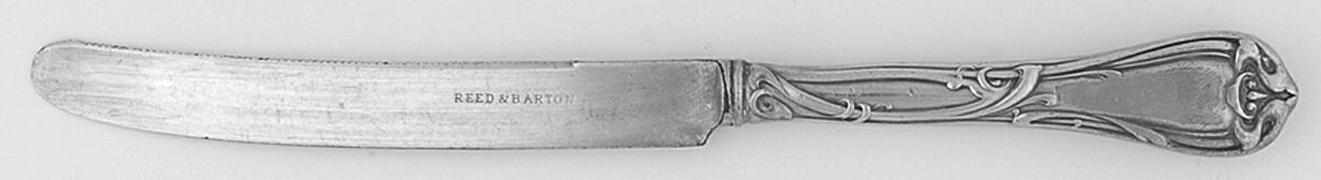 Modern Art (Silverplate, 1904) Orange Knife with Silverplate Blade by Reed & Barton-1