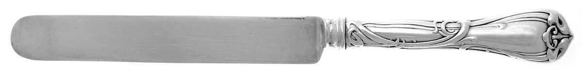 Modern Art (Silverplate, 1904) Blunt Hollow Knife by Reed & Barton-1
