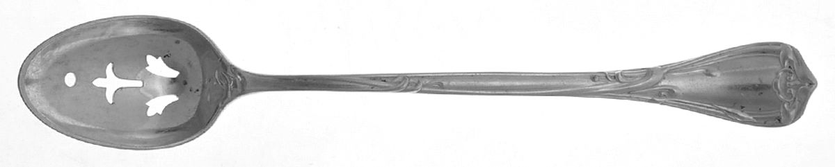 Modern Art (Silverplate, 1904) Pierced Bowl Short Handle Olive Spoon by Reed & Barton-1