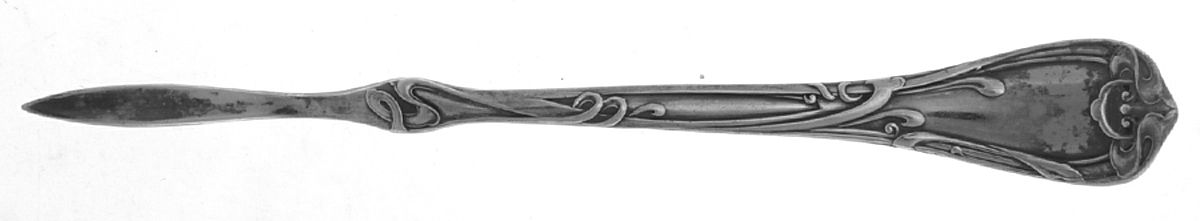 Modern Art (Silverplate, 1904) Solid Nut Pick by Reed & Barton-1