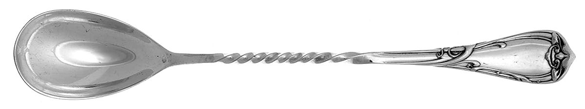 Modern Art (Silverplate, 1904) Twisted Handle Iced Tea Spoon by Reed & Barton-1