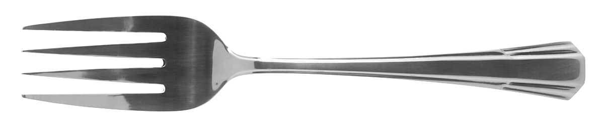Montserrat (Stainless Medium Solid Cold Meat Serving Fork by Reed & Barton-1