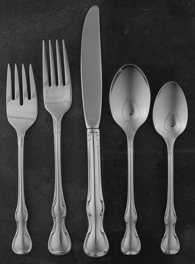 Modern Provincial (Stainless, 1967) 5 Piece Place Setting by Reed & Barton-1