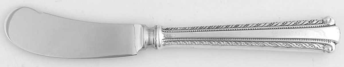 Nancy Lee (Sterling, 1939) Butter Spreader Hollow Hdl-Paddle/Stainless Blade by Reed & Barton-1
