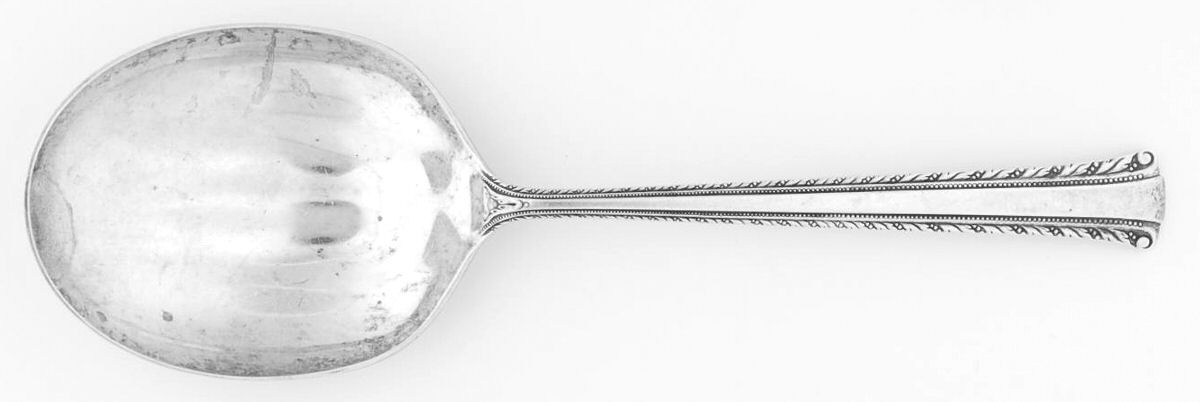 Nancy Lee (Sterling, 1939) Solid Salad Serving Spoon by Reed & Barton-1