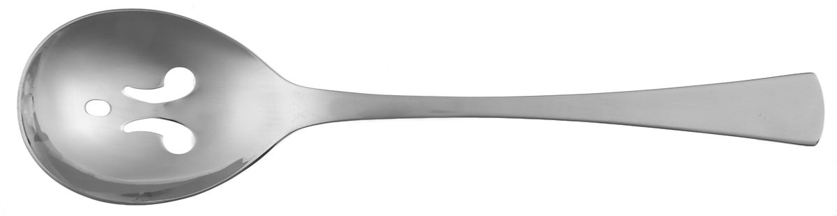 Narvik (Stainless) Pierced Tablespoon (Serving Spoon) by Reed & Barton-1