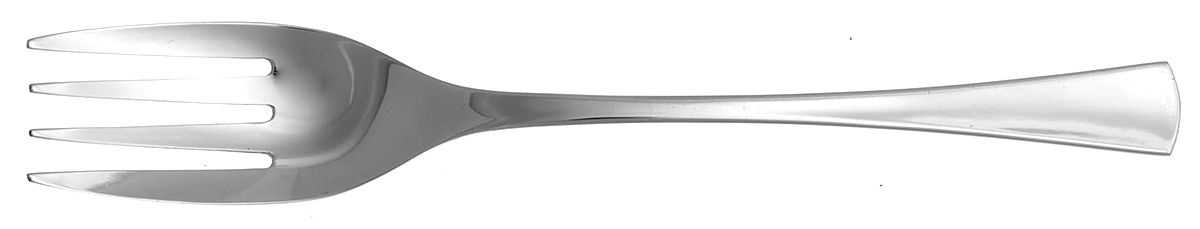 Narvik (Stainless) Medium Solid Cold Meat Serving Fork by Reed & Barton-1