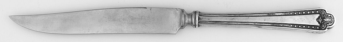 Normandy (Silverplate, 1925) Small Steak Carving Knife with Stainless Blade by Reed & Barton-1