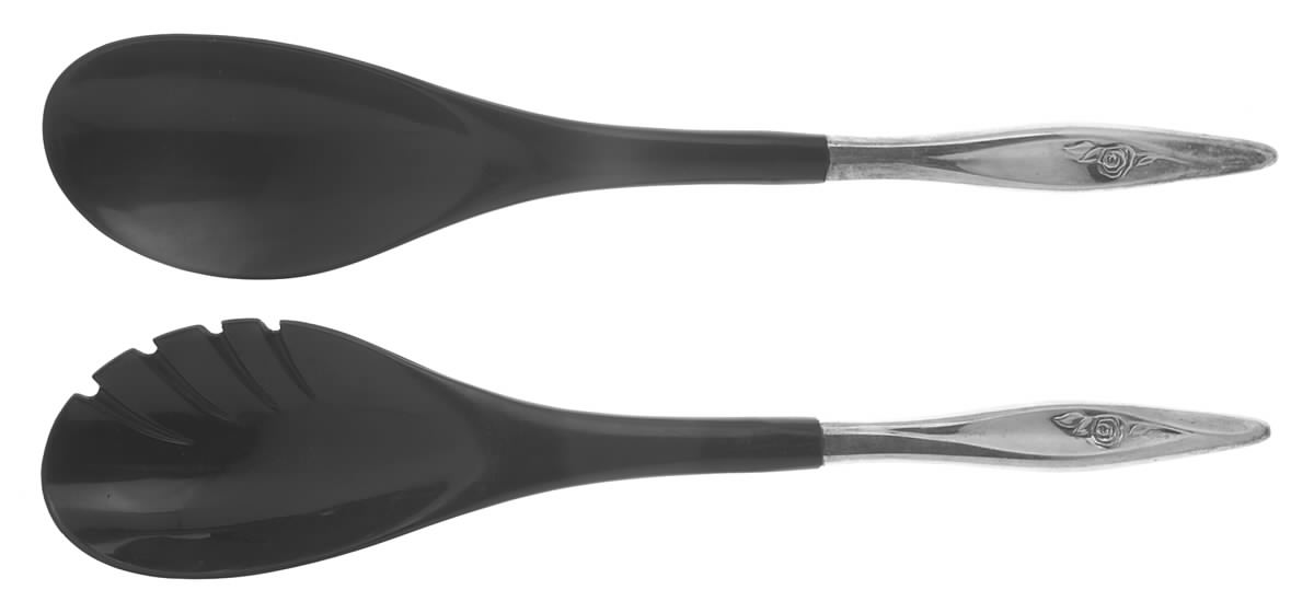 Nostalgia (Silverplate, 1963) Plastic Bowl 2-Piece Salad Set by Reed & Barton-1
