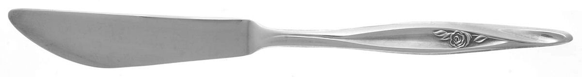 Nostalgia (Silverplate, 1963) Flat Handle Master Butter Knife by Reed & Barton-1