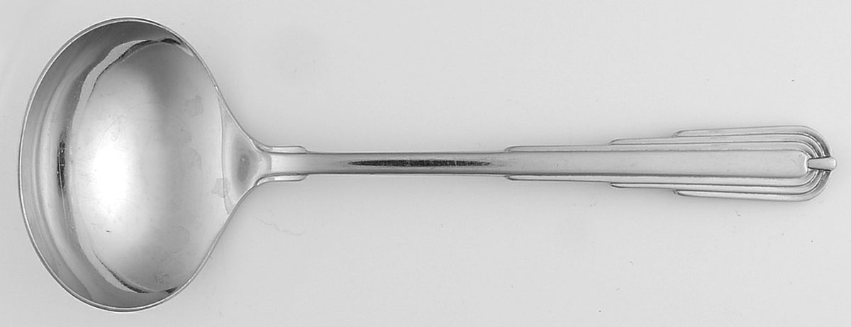 Odessa (Stainless) Solid Gravy Ladle by Reed & Barton-1