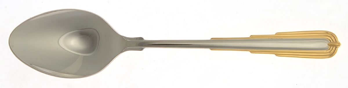 Odessa Gold (Stainless-Gold) Place/Oval Soup Spoon by Reed & Barton-1