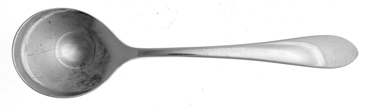 Old Hampton (Silverplate) Round Bowl Soup Spoon (Bouillon) by Reed & Barton-1