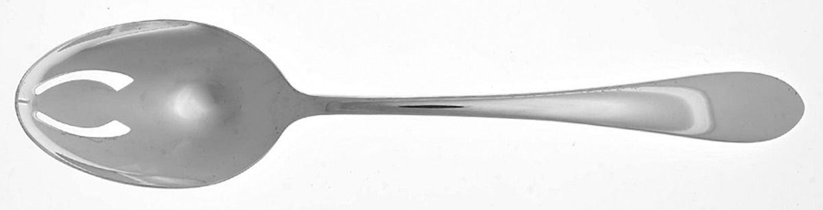 Old Hampton (Silverplate) Pierced Tablespoon (Serving Spoon) by Reed & Barton-1