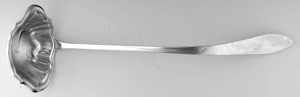 Old Hampton (Silverplate) Punch Ladle Solid Piece by Reed & Barton-1