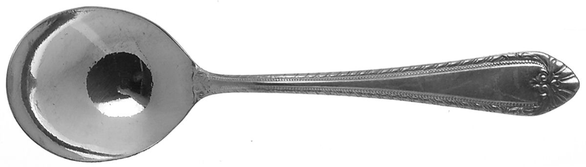Old London (Silverplate) Round Bowl Soup Spoon (Bouillon) by Reed & Barton-1
