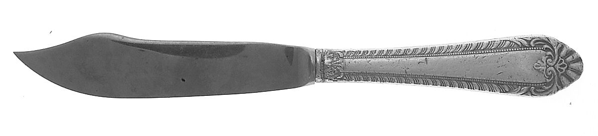 Old London (Silverplate) Individual Fish Knife with Stainless Blade by Reed & Barton-1