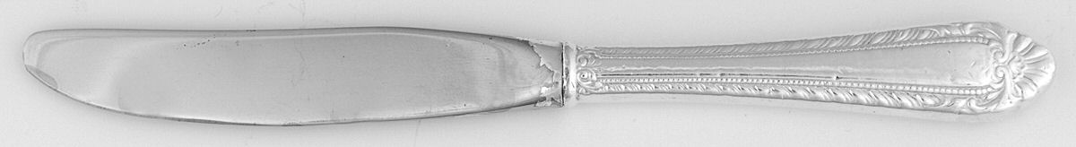 Old London (Silverplate) Modern Hollow Butter Spreader (Stainless) by Reed & Barton-1