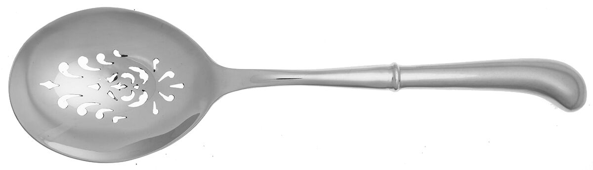 Olde Lexington (Stainless) Casserole Spoon with Pierced Stainless Bowl HC by Reed & Barton-1