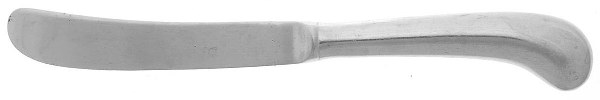 Olde Lexington (Stainless) Modern Hollow Pistol Knife by Reed & Barton-1
