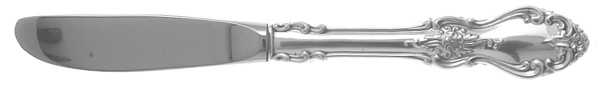 Old Virginia (Sterling) Modern Hollow Butter Spreader (Stainless) by Reed & Barton-1