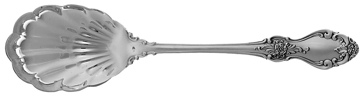 Old Virginia (Sterling) Sugar Shell Spoon by Reed & Barton-1