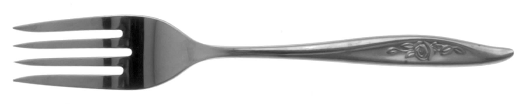 One Rose (Stainless, 1962) Individual Salad Fork by Reed & Barton-1