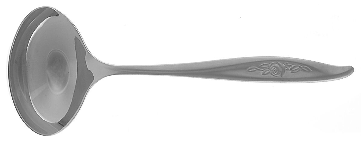 One Rose (Stainless, 1962) Solid Gravy Ladle by Reed & Barton-1