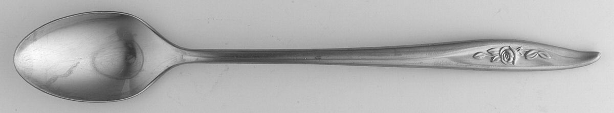 One Rose (Stainless, 1962) Iced Tea Spoon by Reed & Barton-1