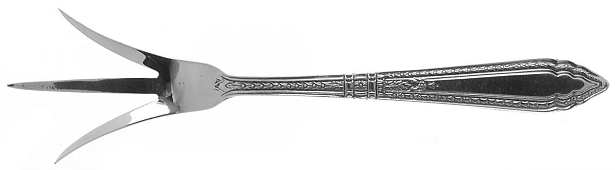 Oxford (Sterling, 1928, No Monograms) Lemon Fork by Reed & Barton-1