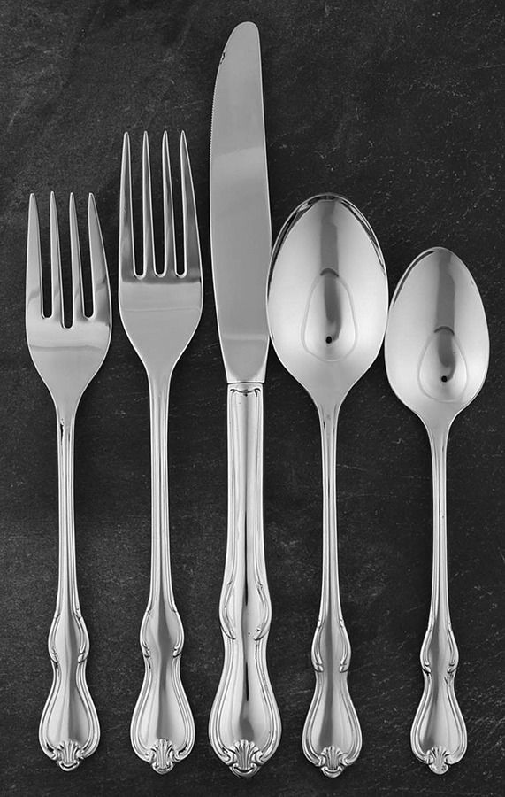 Oxford (Stainless, 1967) 5 Piece Place Setting by Reed & Barton-1