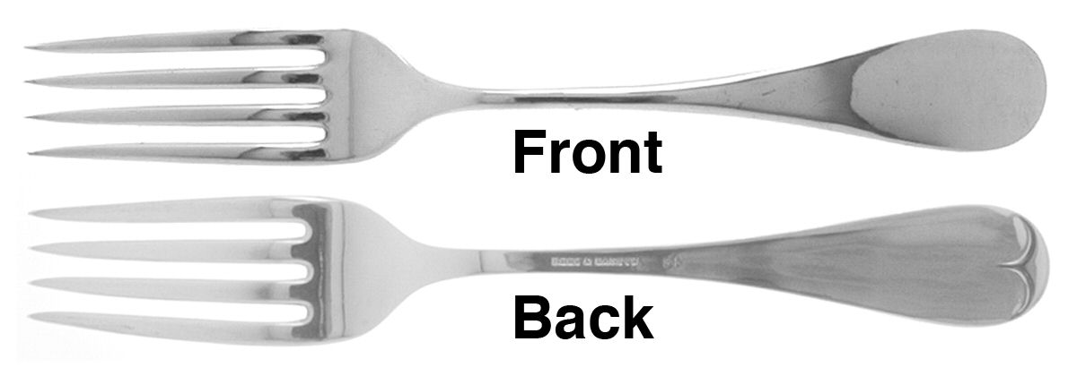Oxford (Silverplate, 1870) Fork by Reed & Barton-1