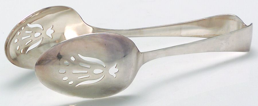 Palace (Silverplate) Large Ice Serving Tongs by Reed & Barton-1