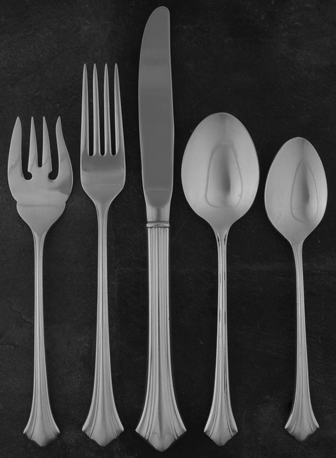 Parthenon (Silverplate, 1985) 5 Piece Place Setting by Reed & Barton-1