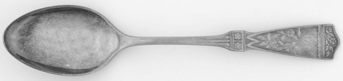 Parisian (Silverplate, 1887) Monogram Teaspoon by Reed & Barton-1