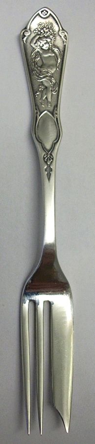 Pearl (Silverplate, 1898) Pastry Fork by Reed & Barton-1