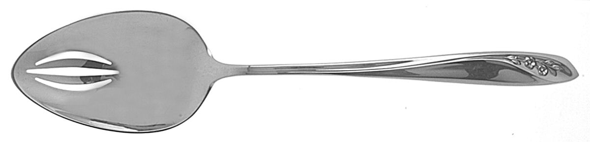 Petite Fleur (Sterling, 1961) Pierced Tablespoon (Serving Spoon) by Reed & Barton-1