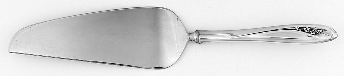 Petite Fleur (Sterling, 1961) Pie & Cake Server with Stainless Blade by Reed & Barton-1