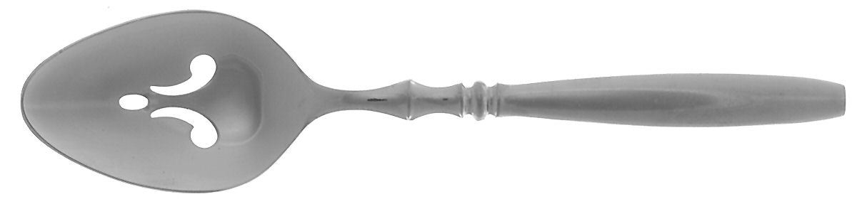Perth (Stainless) Pierced Tablespoon (Serving Spoon) by Reed & Barton-1