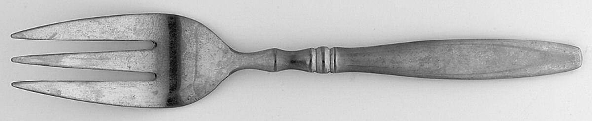 Perth (Stainless) Medium Solid Cold Meat Serving Fork by Reed & Barton-1
