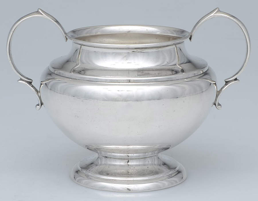 The Pilgrim (Sterling) Sugar Bowl No Lid by Reed & Barton-1