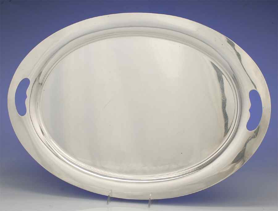 The Pilgrim (Sterling) 24" Complimentary Waiter Tray by Reed & Barton-1
