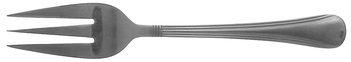 Piazza Navonna (Stainless, Ultra Select, 18-0) Medium Solid Cold Meat Serving Fork by Reed & Barton-1
