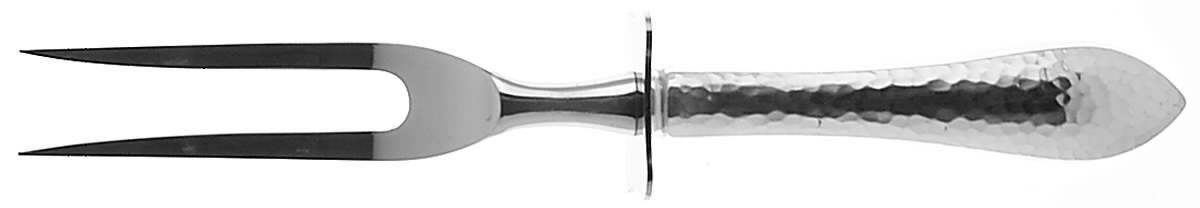 Sterling Antique (Sterling, 1999) Small Steak Carving Fork with Stainless Prongs by Reed & Barton-1