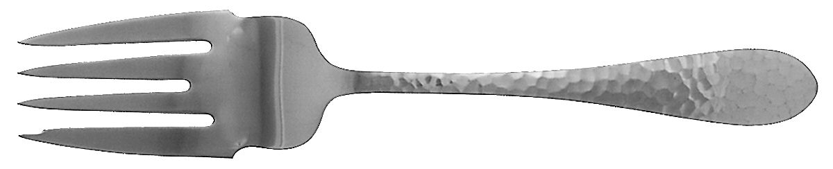 Sterling Antique (Sterling, 1999) Medium Solid Cold Meat Serving Fork by Reed & Barton-1