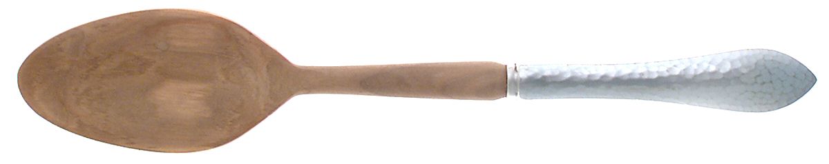 Sterling Antique (Sterling, 1999) Salad Serving Spoon with Wooden Bowl by Reed & Barton-1