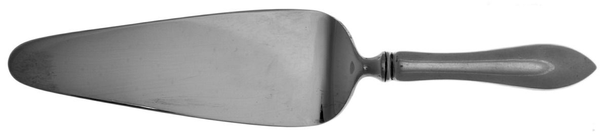 Pointed Antique (Sterling, 1895) Pie Server with Stainless Blade by Reed & Barton-1