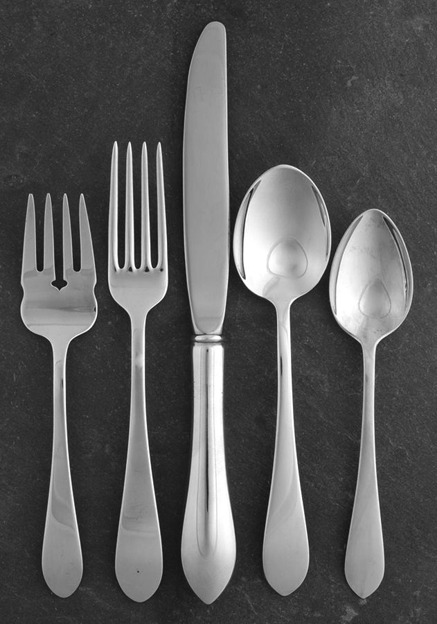 Pointed Antique (Sterling, 1895) 5 Piece Place Size Setting by Reed & Barton-1