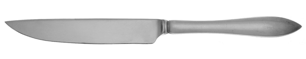Pointed Antique (Sterling, 1895) Steak Knife Individual Hollow, No Serrate HC by Reed & Barton-1