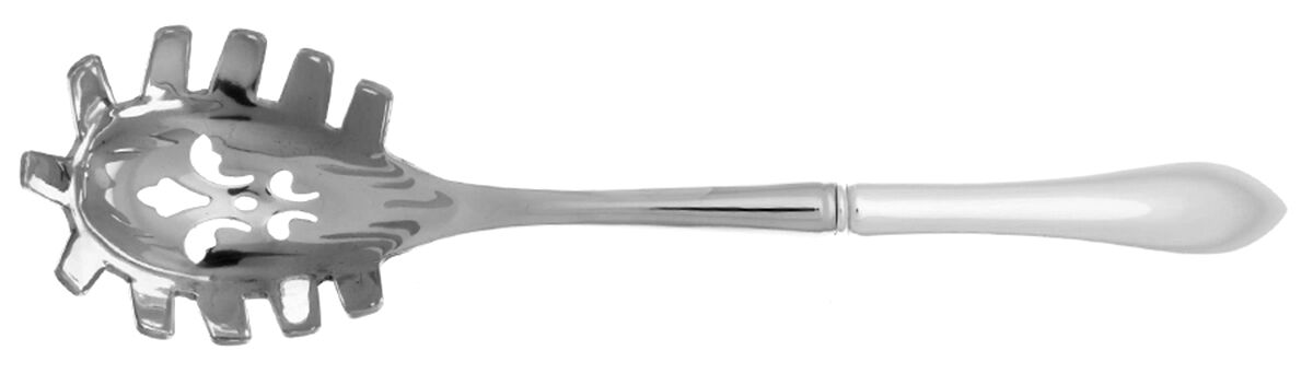 Pointed Antique (Sterling, 1895) Pasta Server with Stainless Bowl HC by Reed & Barton-1